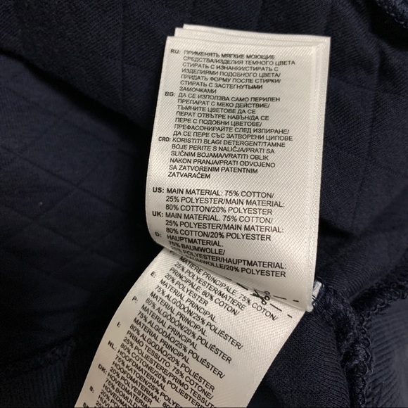 Adidas Originals Kids Quilted Crew Sweatshirt - Navy - Picture 7 of 7